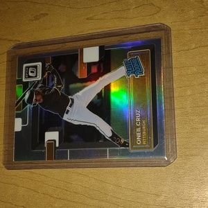 2022 Panini optic O'Neil Cruz rookie card